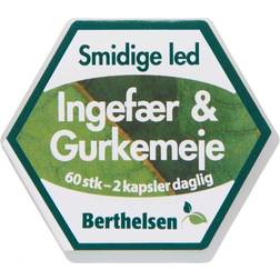 Berthelsen Ingefær & Gurkemeje 60 stk