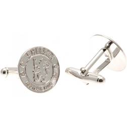 Chelsea FC Chelsea FC Sterling Cufflinks (One Size) (Silver)
