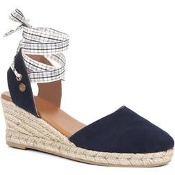 Barbour Whitney Espadrille Wedge Sandal in Suede Suede