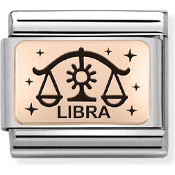 Nomination Composable Classic Link Libra Charm - Silver/Rose Gold