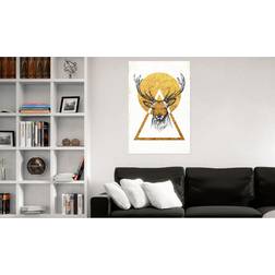 Arkiio My Home Golden Deer 80x120 Tavla