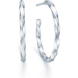 ID Fine Id Fine Twist Creol Sterling Øreringe IDH001SL