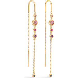 Mads Z Luxury Rainbow Earring - Gold/Multicolour