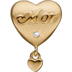 Christina My Mother Charm - Gold/Topaz