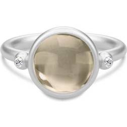 Julie Sandlau Prime Ring Rhodium Smokey