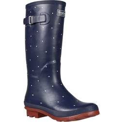 Regatta Womens/Ladies Ly Fairweather II Tall Durable Wellington Boots (Navy/Burnt Tikka Red) Rubber