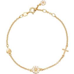 Lund Copenhagen Marguerit armbånd Forgyldt