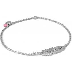 ENAMEL Copenhagen Fira Bracelet - Silver/Pink/Transparent