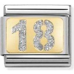 Nomination Classic 18 with Glitter Charm