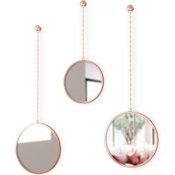 Umbra Dima Round Set Copper Wall Mirror