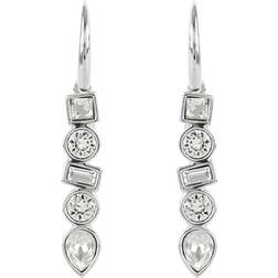 Adore Ladies Adore Plated Mixed Crystal Earrings