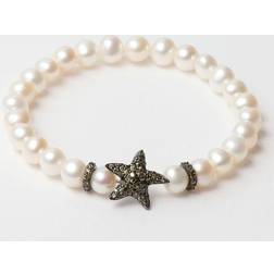 Lancaster Ladies'Bracelet JLA-BR-STAR-3-WH Sterling