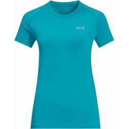 Jack Wolfskin Women's Tourer Vent Tee Dark Aqua