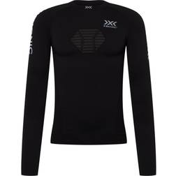 X Bionic Camiseta Invent 4.0 Run Speed Manga Larga Negro - Black