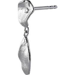 Stine A Clear Sea Earring - Silver/Transparent