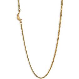 Jane Kønig Half Moon Necklace - Silver