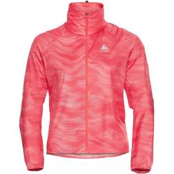 Odlo Herren Jacket Zeroweight Print - Schwarz