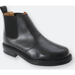 Roamers Mens Leather Quarter Lining Gusset Chelsea Boots