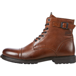 Jack & Jones Botas de cuero Shelby Gris