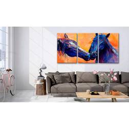 Arkiio Blue Horses 120x60 Tavla