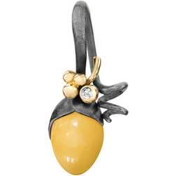 Ole Lynggaard Lotus Sprie Pendant - Silver/Gold/Amber/Transparent