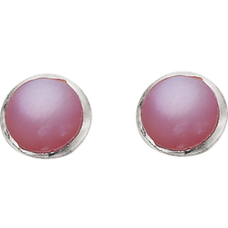 Scrouples Earrings - Silver/Pink