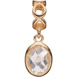Christina Moving Crystal forgyldt charm 623-G48