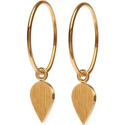 Scherning Spot Drop Earrings - Gold