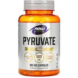 Now Foods Sports Pyruvate 600 mg 100 Capsules 100 stk