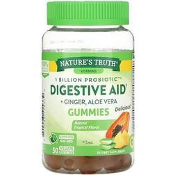 Nature's Truth Nature's Truth Digestive Aid Ginger Aloe Vera Gummies Natural Tropical 50 Vegan Gummies