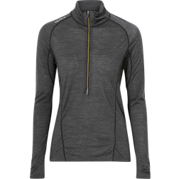 Devold Running Woman Zip Neck Anthracite