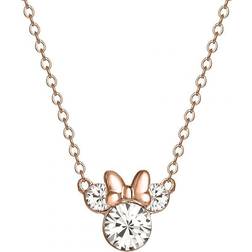 Disney Mickey & Minnie Necklace - Rose Gold/Transparent