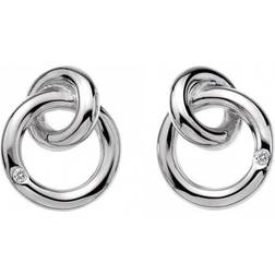 Hot Diamonds Eternity Circles Studs - Silver/Diamonds