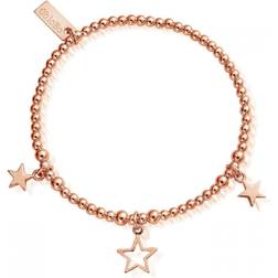 ChloBo Rose Triple Star Bracelet