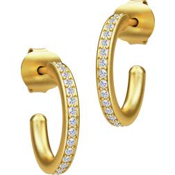 Julie Sandlau Infinity Hoop Boucles d'oreilles Argent HPS48RHCZ Femme 925 sterling silver