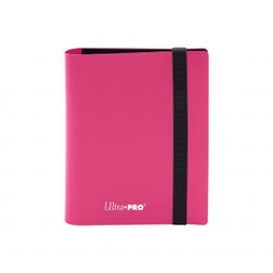 Ultra Pro Mappe Eclipse 2-Pocket Pro-Binder: Hot Pink (Lyserød) 4x20 (Plads til 80 kort) #15372