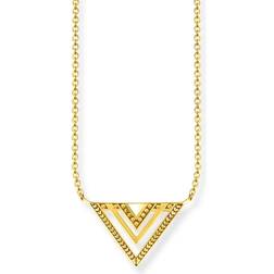 Thomas Sabo Aztec Triangle Pendant Necklace KE1568-413-39-L45V