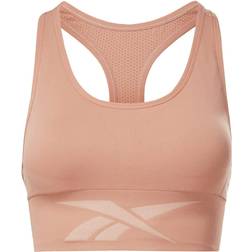 Reebok Wor Seamless Bra Nghblk Female Ropa Sujetador deportivo Running Negro