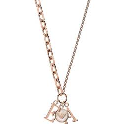 Emporio Armani Essential Necklace - Rose Gold/Pearl