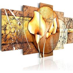 Arkiio The Secret of Calla Lily Gold 200x100 Tavla 200x100cm