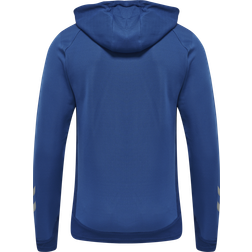 Hummel Hooded Sweatshirt Hmllead Poly - Bleu