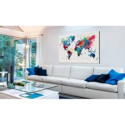 Arkiio Modern Style Walls of the World 120x80 Tavla