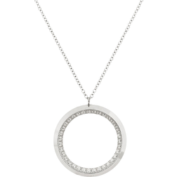 Edblad Zinnia Necklace L - Silver/Transparent