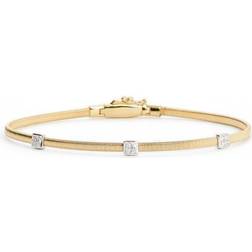 Marco Bicego Masai Small Three Station Bracelet - Gold/Diamond