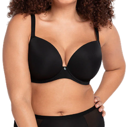 Curvy Kate Smoothie T-shirt Plunge Bra - Black