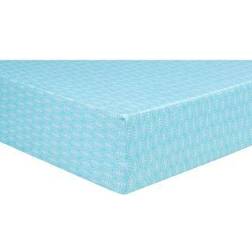 Trend Lab Leaves Jersey Fitted Crib Sheet 28x52"