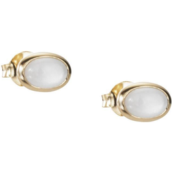 Efva Attling Love Bead Earrings - Gold/Moonstone