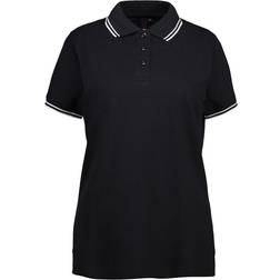 ID Women's Stretch Polo T-shirt - Black