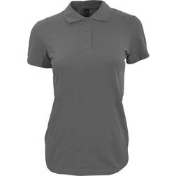 Sol's Women's Perfect Pique Short Sleeve Polo Shirt - Dark Grey