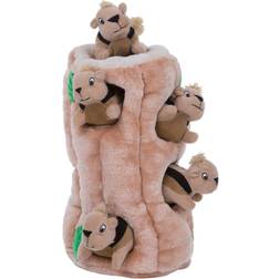 Outward Hound Hide A Squirrel Squeaky Puzzle Plush Dog Toy Ginormous